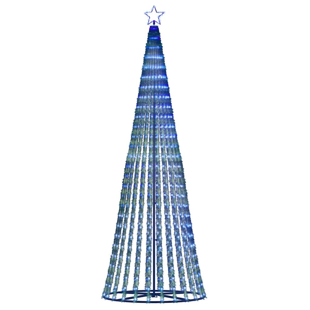 vidaXL Choinka LED 475 diod LED Niebieski 247 cm
