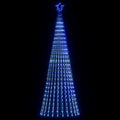 vidaXL Choinka LED 475 diod LED Niebieski 247 cm