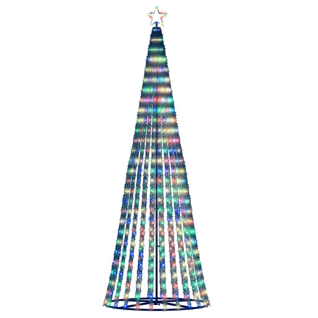 vidaXL Choinka LED 475 LED Kolorowa 247 cm