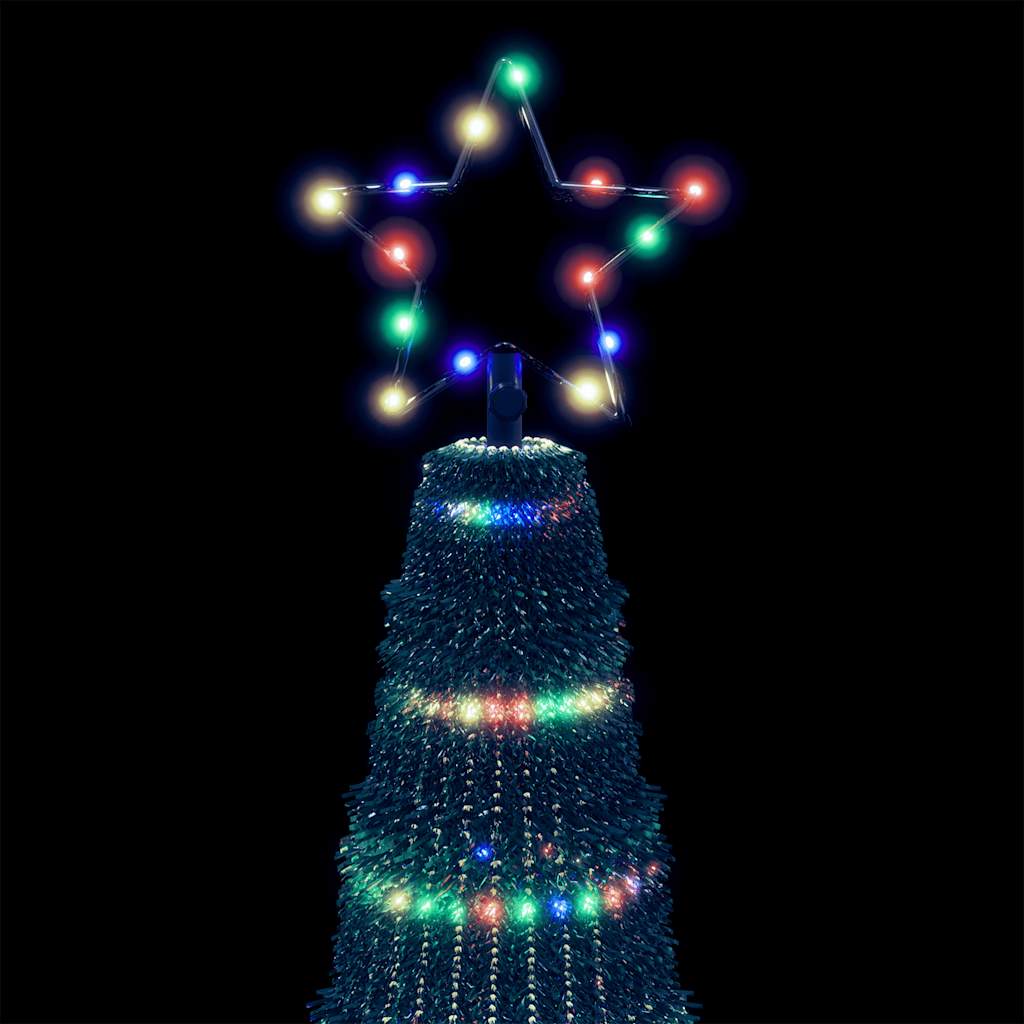 vidaXL Choinka LED 475 LED Kolorowa 247 cm