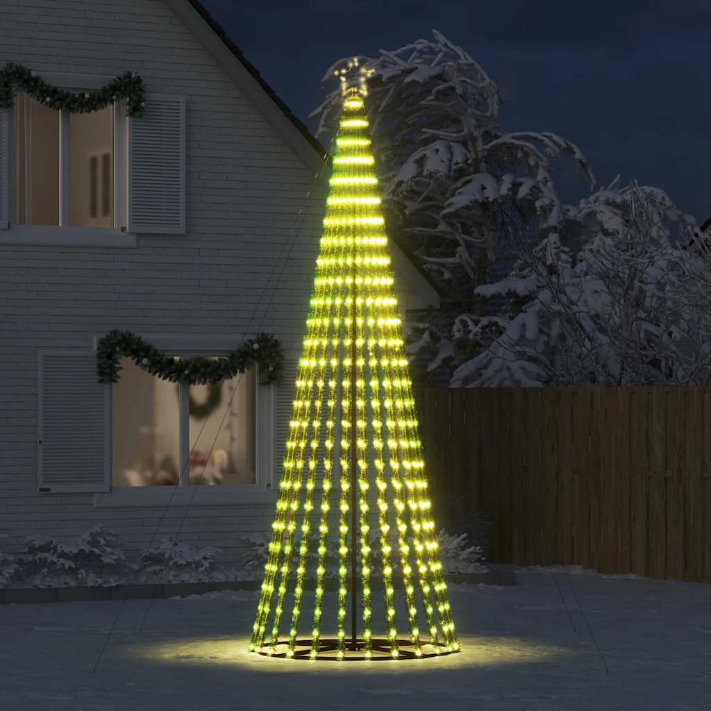 vidaXL Choinka LED 1028 LEDs Ciepła biel 403 cm