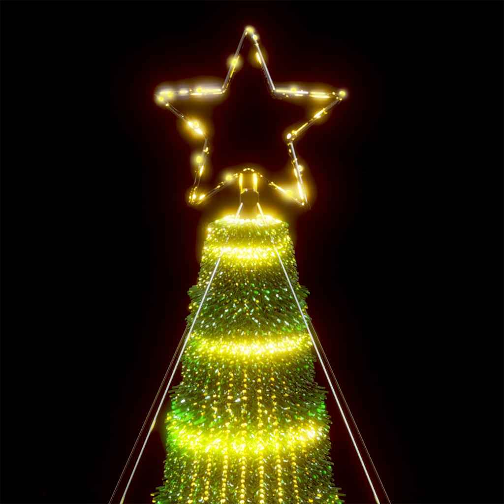vidaXL Choinka LED 1028 LEDs Ciepła biel 403 cm
