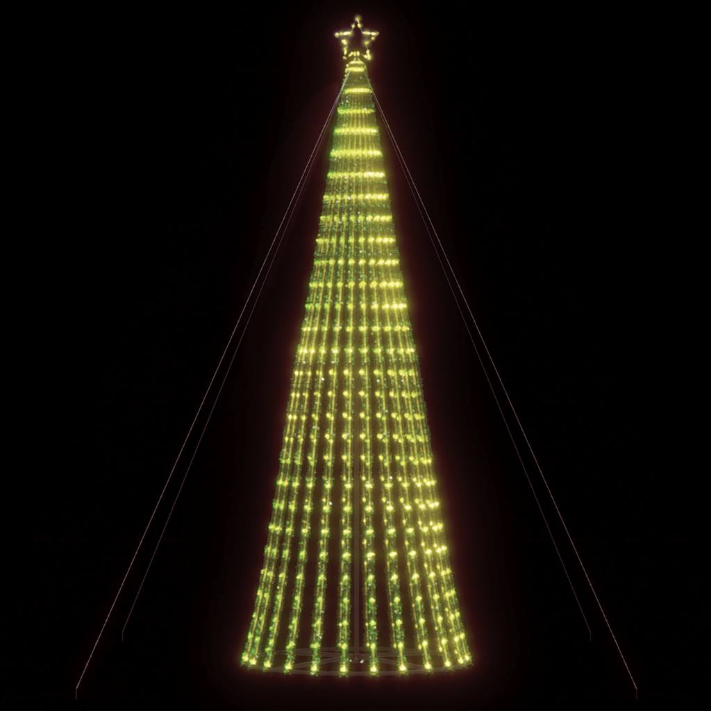 vidaXL Choinka LED 1028 LEDs Ciepła biel 403 cm