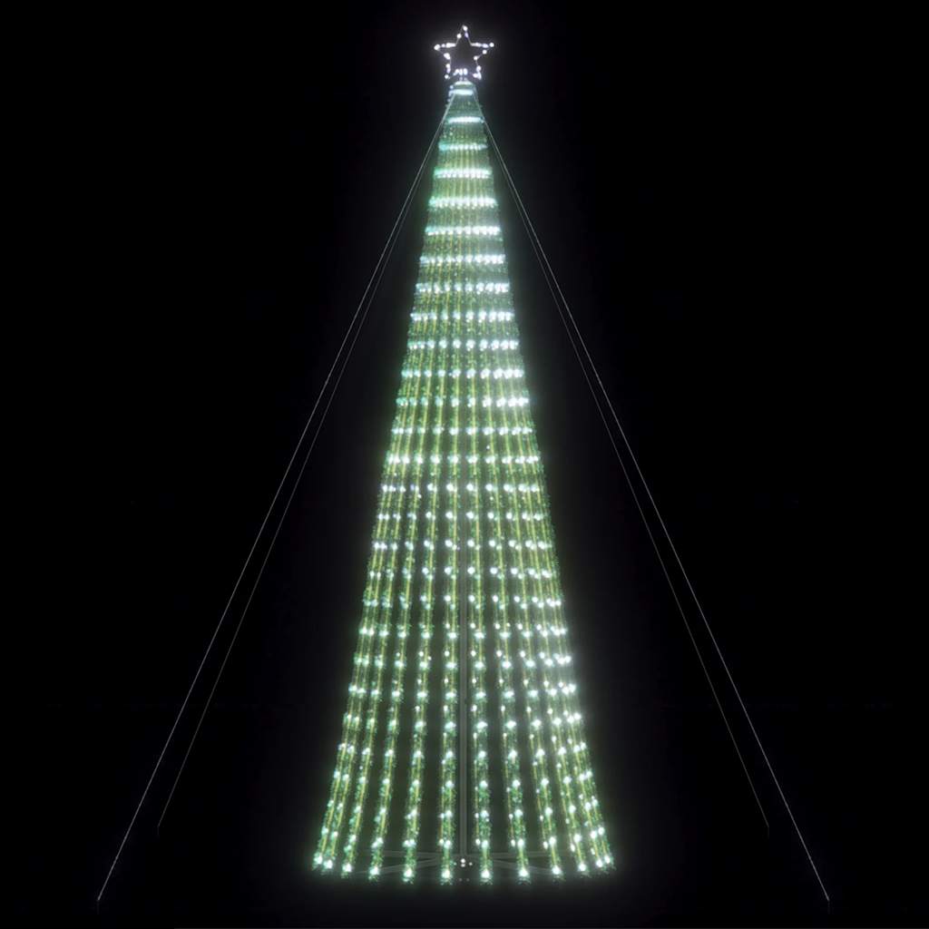 vidaXL Choinka LED 1028 LED Zimna biel 403 cm