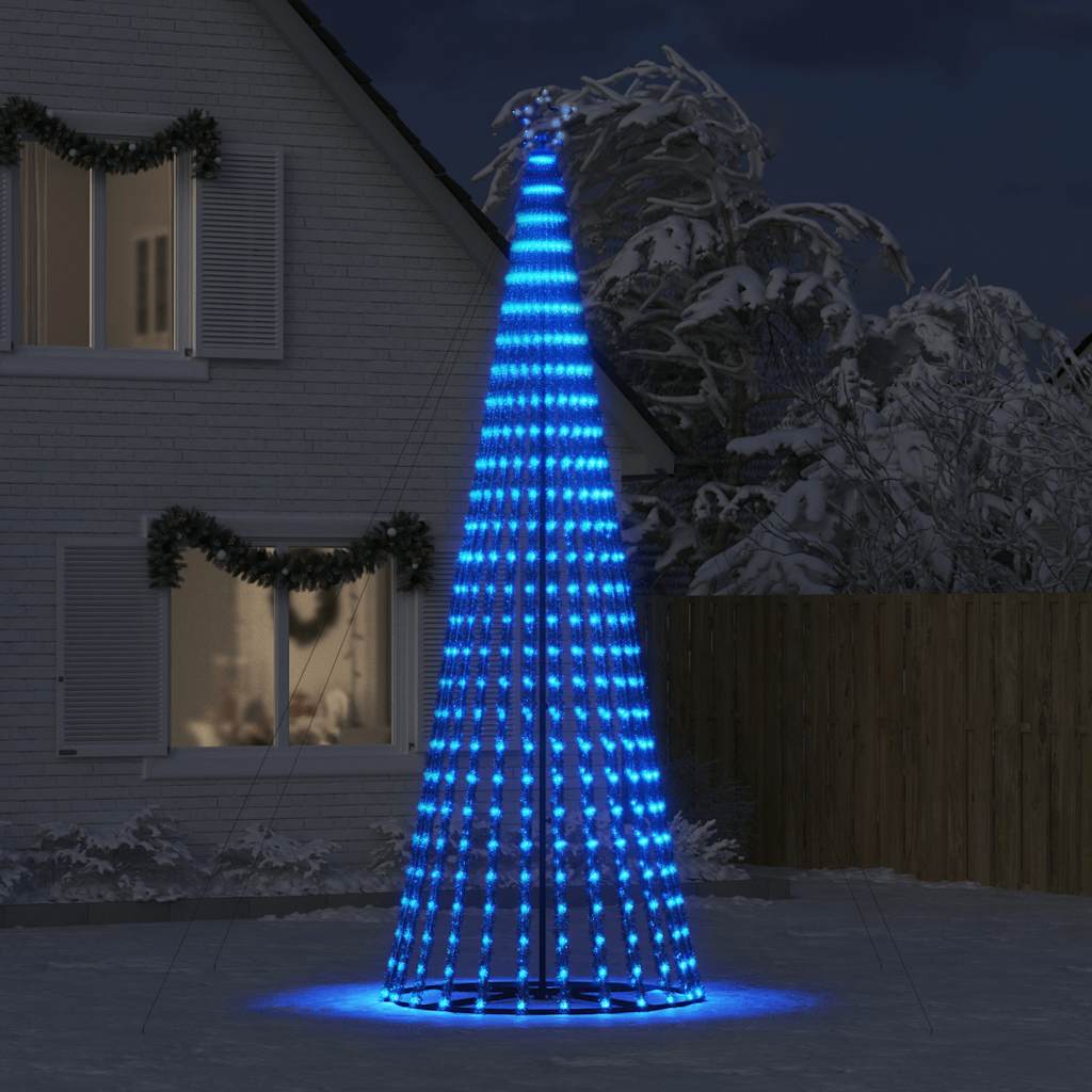 vidaXL Choinka LED 1028 LED Niebieski 403 cm