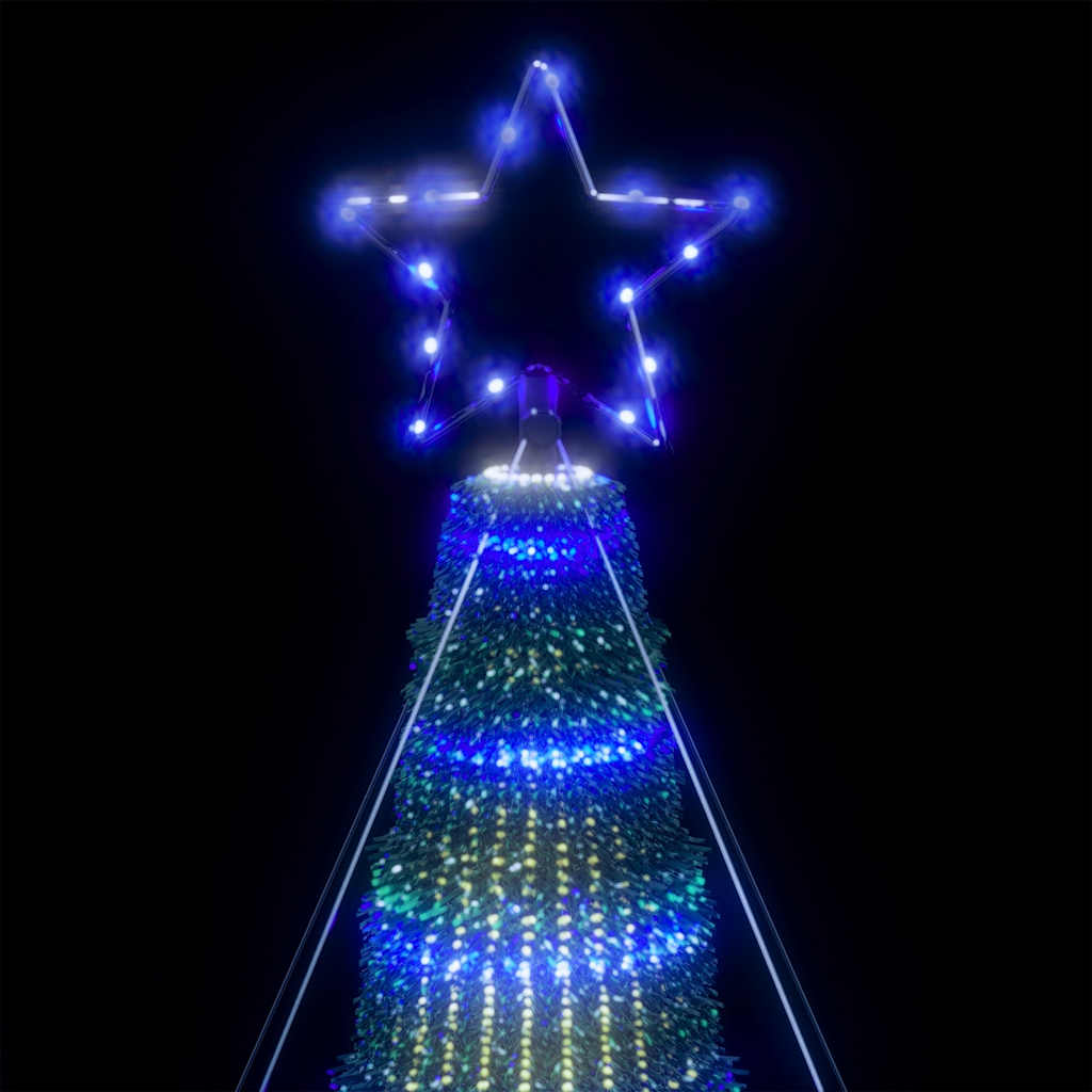 vidaXL Choinka LED 1028 LED Niebieski 403 cm