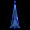 vidaXL Choinka LED 1028 LED Niebieski 403 cm