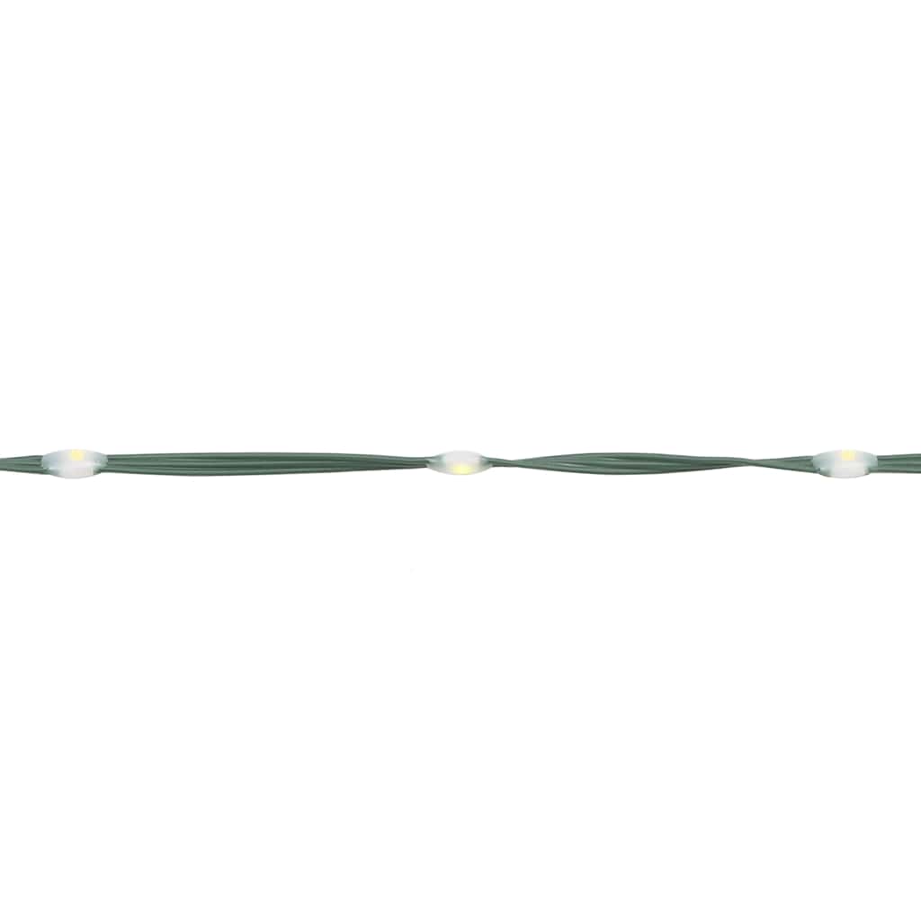 vidaXL Choinka świąteczna LED kolcami 1534 diody LED Zimna biel 500 cm
