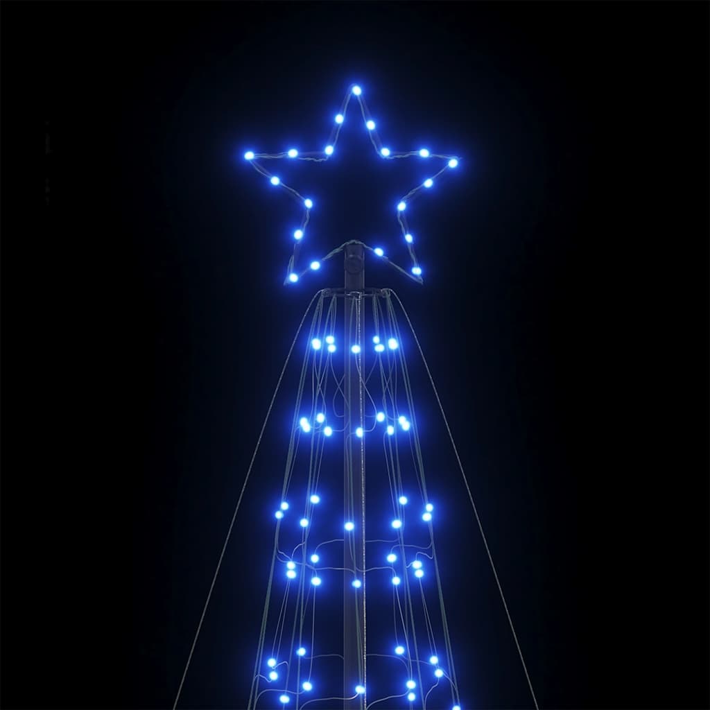 vidaXL Choinka świąteczna LED kolcami 1534 diody LED Niebieski 500 cm