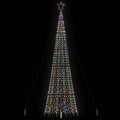vidaXL Choinka świąteczna LED kolcami 1534 diody LED kolorowa 500 cm