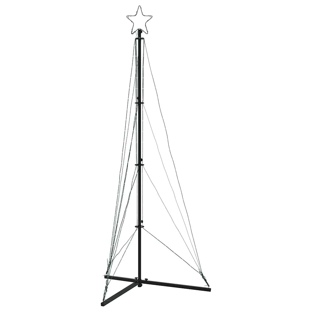 vidaXL Choinka LED 363 diody LED Ciepła biel 182 cm