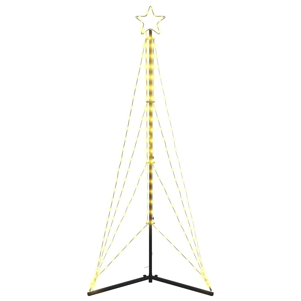 vidaXL Choinka LED 363 diody LED Ciepła biel 182 cm