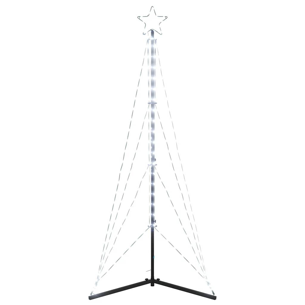 vidaXL Choinka LED 363 diody LED Zimna biel 182 cm