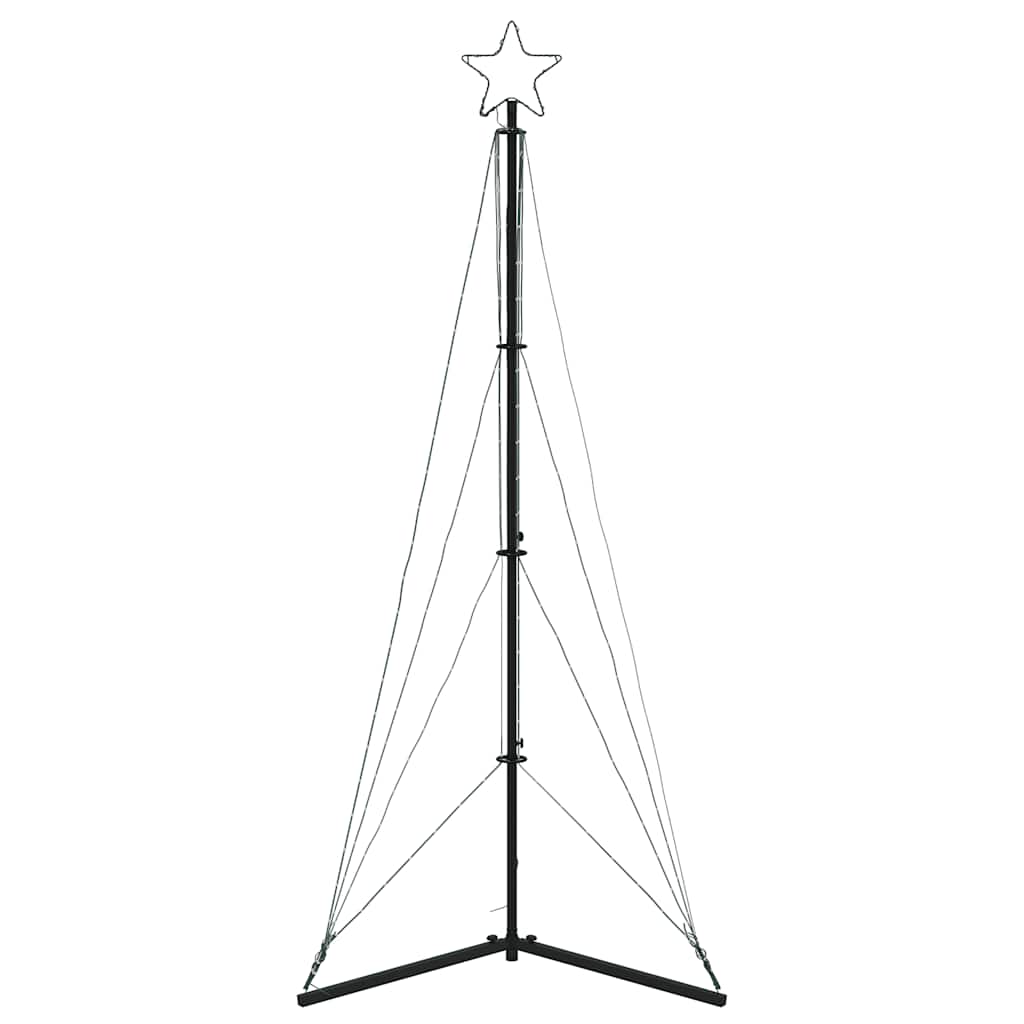 vidaXL Choinka LED 363 diody LED Zimna biel 182 cm