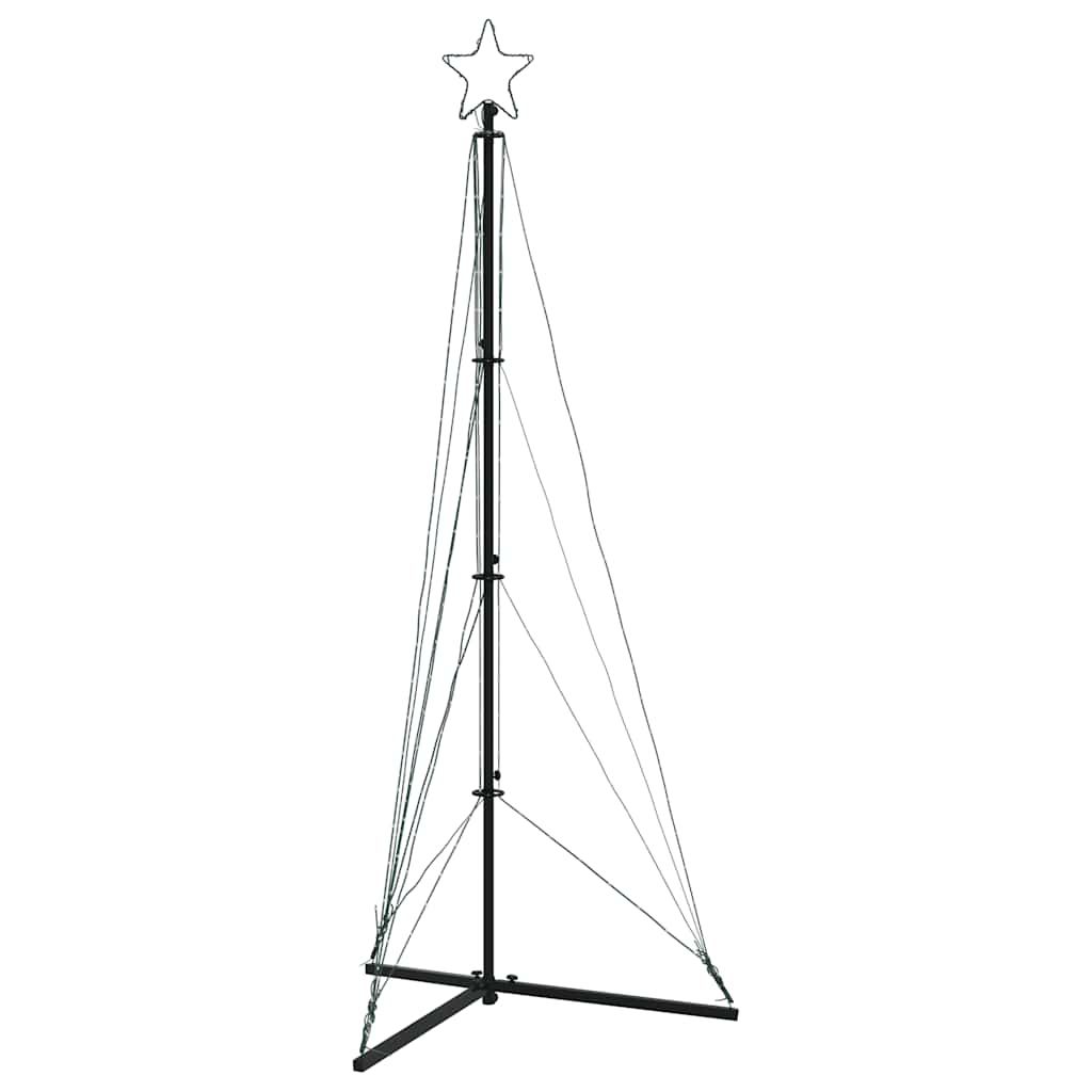 vidaXL Choinka LED 363 diody LED Zimna biel 182 cm