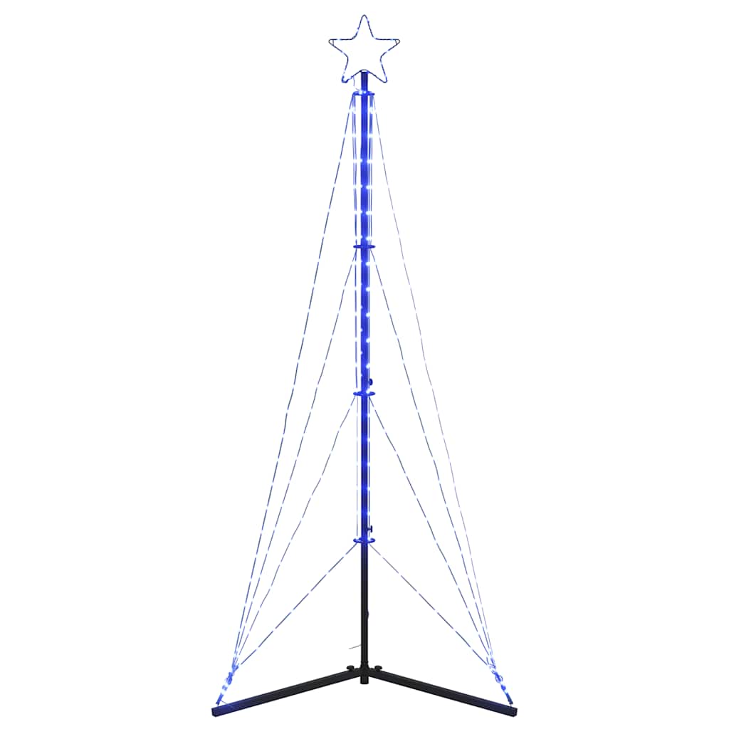 vidaXL Choinka LED 363 diody LED Niebieski 182 cm
