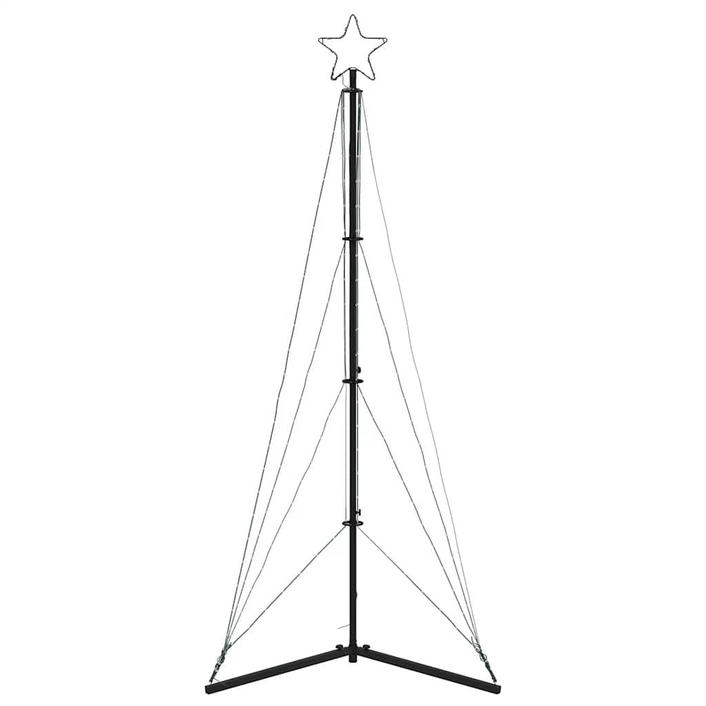 vidaXL Choinka LED 363 diody LED Niebieski 182 cm