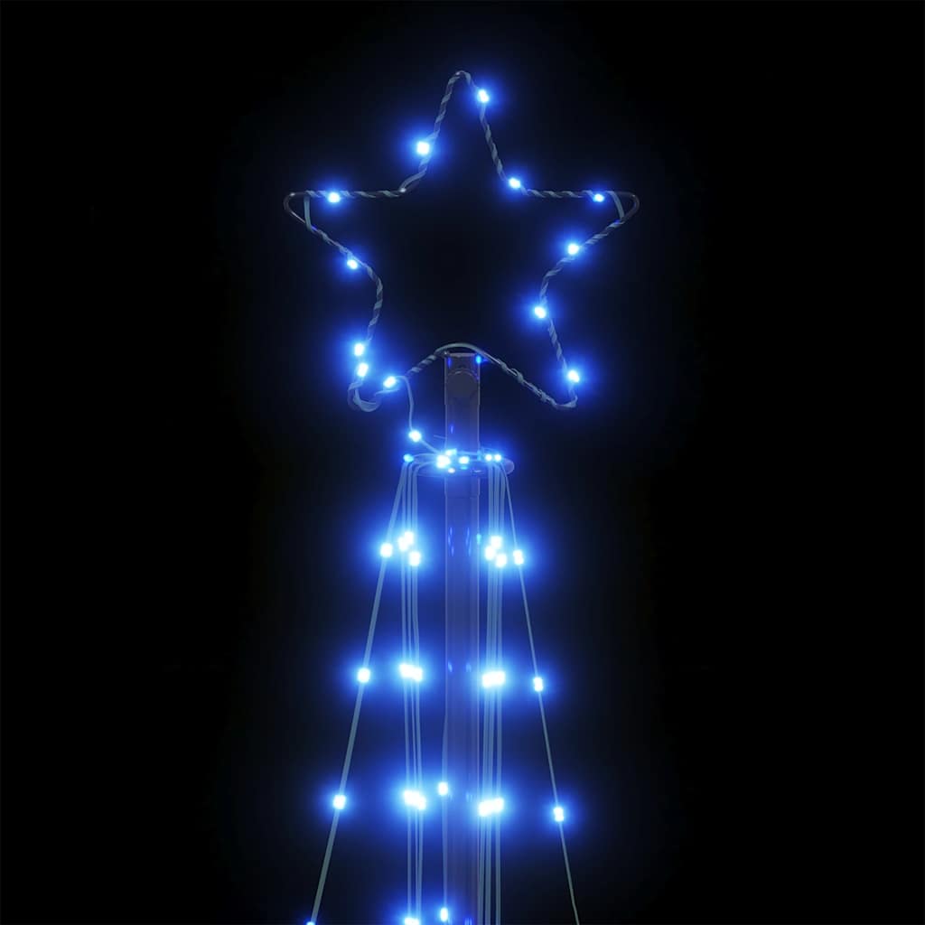vidaXL Choinka LED 363 diody LED Niebieski 182 cm