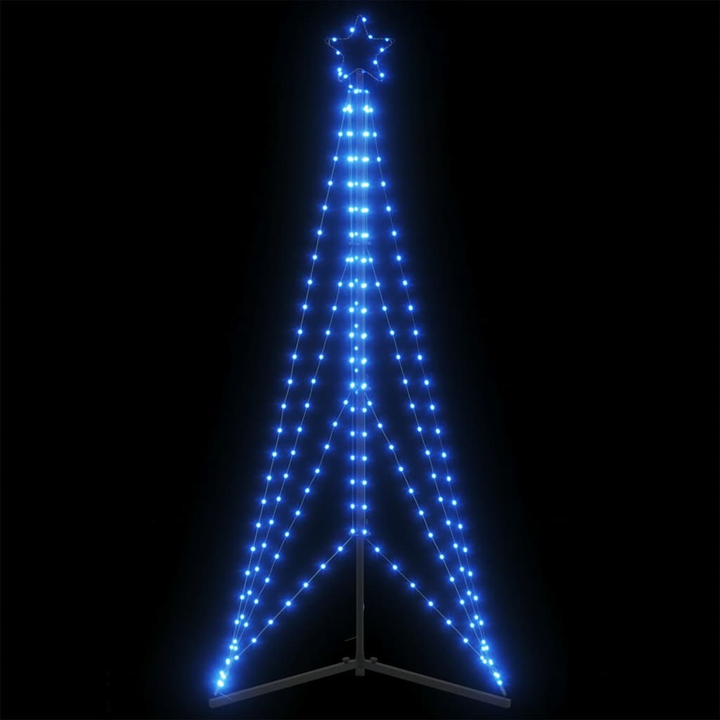 vidaXL Choinka LED 363 diody LED Niebieski 182 cm
