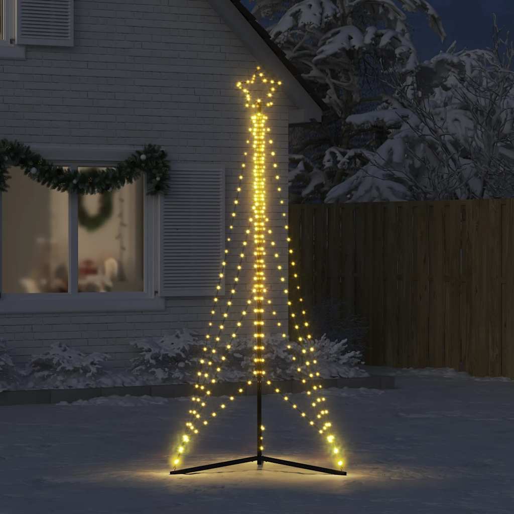 vidaXL Choinka LED 483 LEDs Ciepła biel 240 cm