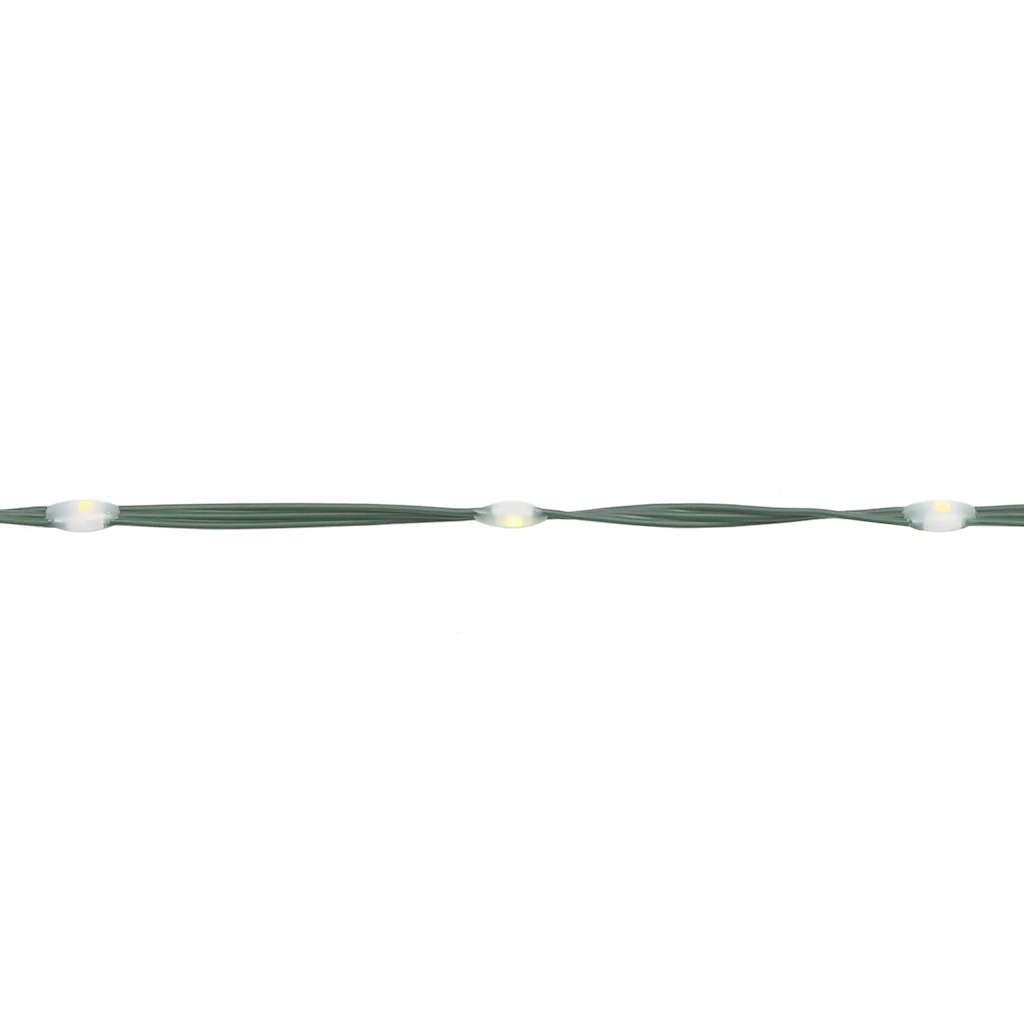 vidaXL Choinka LED 483 LEDs Ciepła biel 240 cm