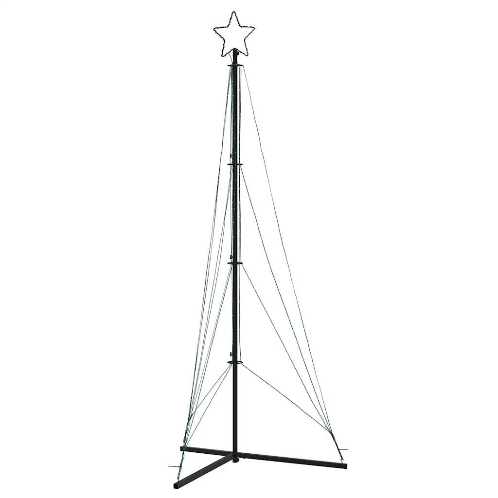 vidaXL Choinka LED 483 diody LED Zimna biel 240 cm