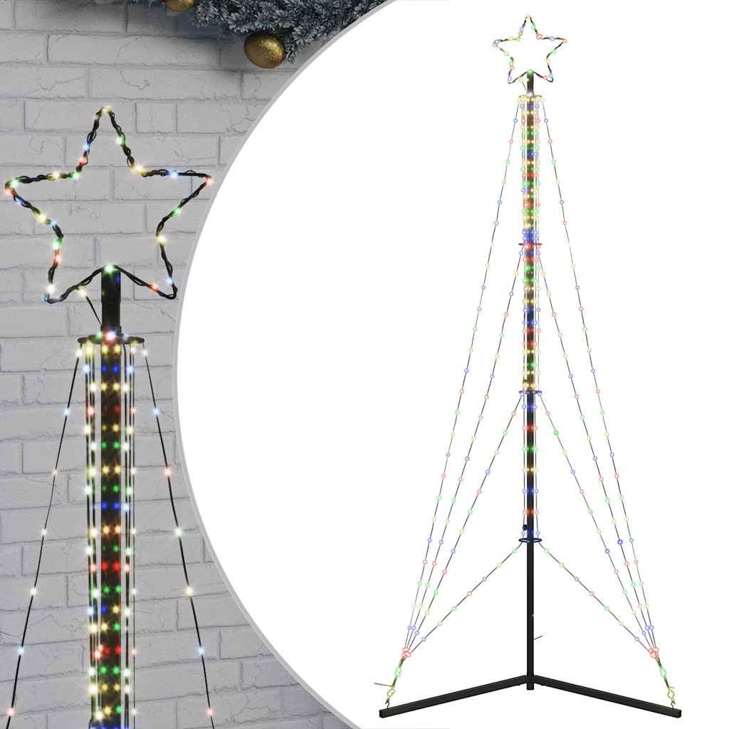 vidaXL Choinka LED 483 diody LED Kolorowa 240 cm