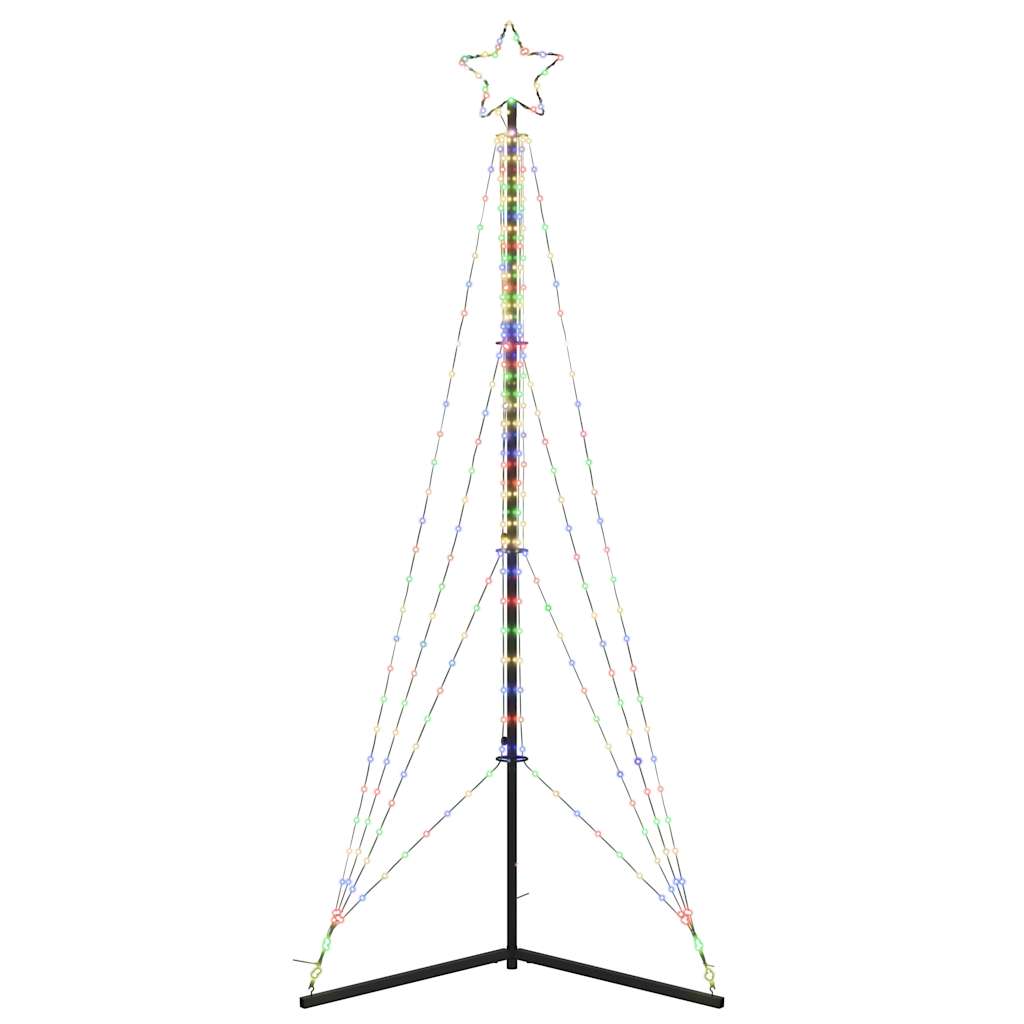 vidaXL Choinka LED 483 diody LED Kolorowa 240 cm