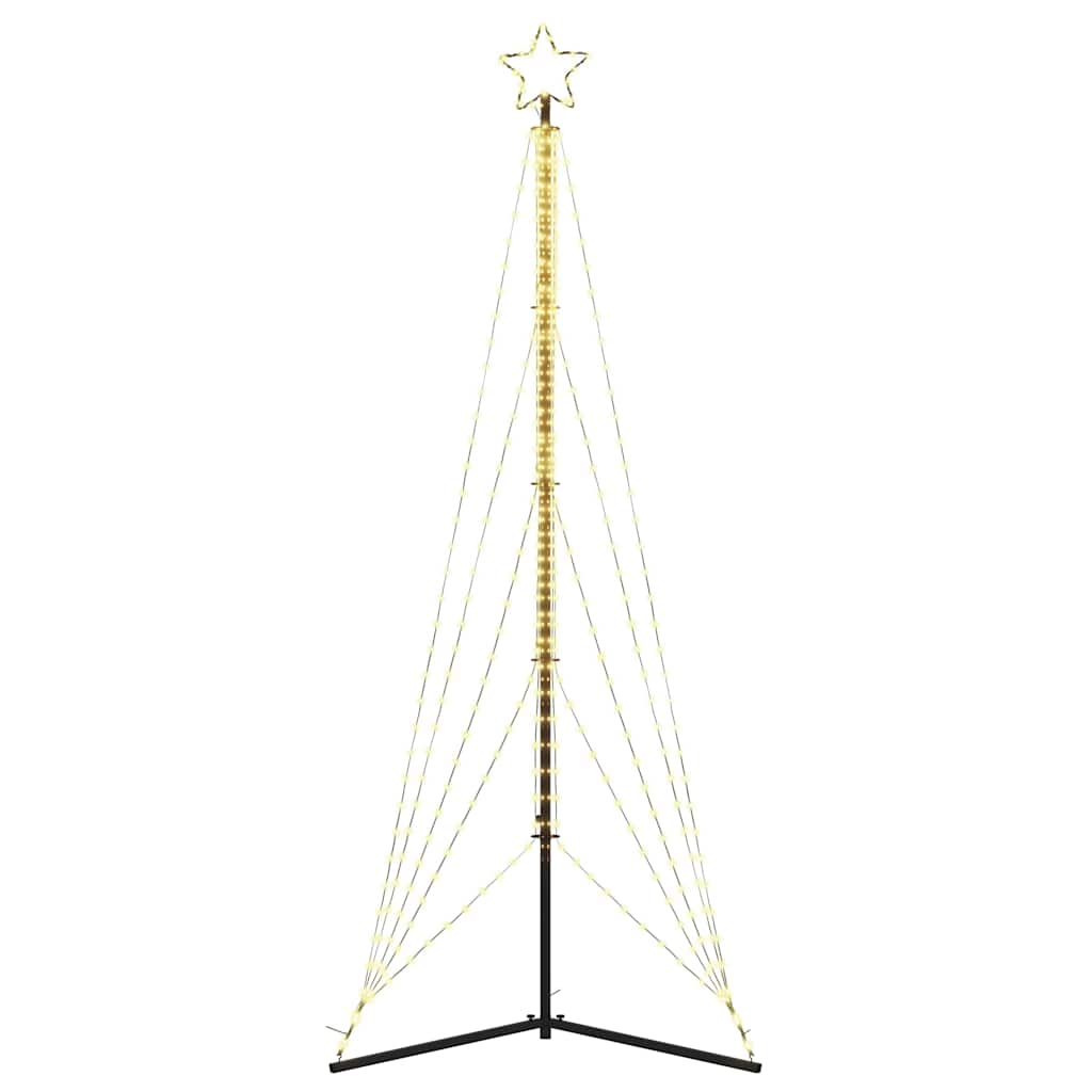 vidaXL Choinka LED 525 LEDs Ciepła biel 302 cm