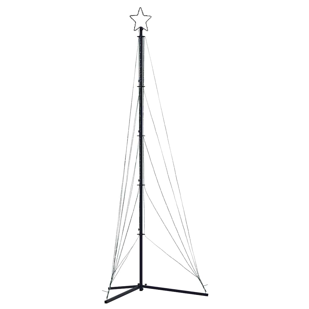 vidaXL Choinka LED 525 diod LED Zimna biel 302 cm