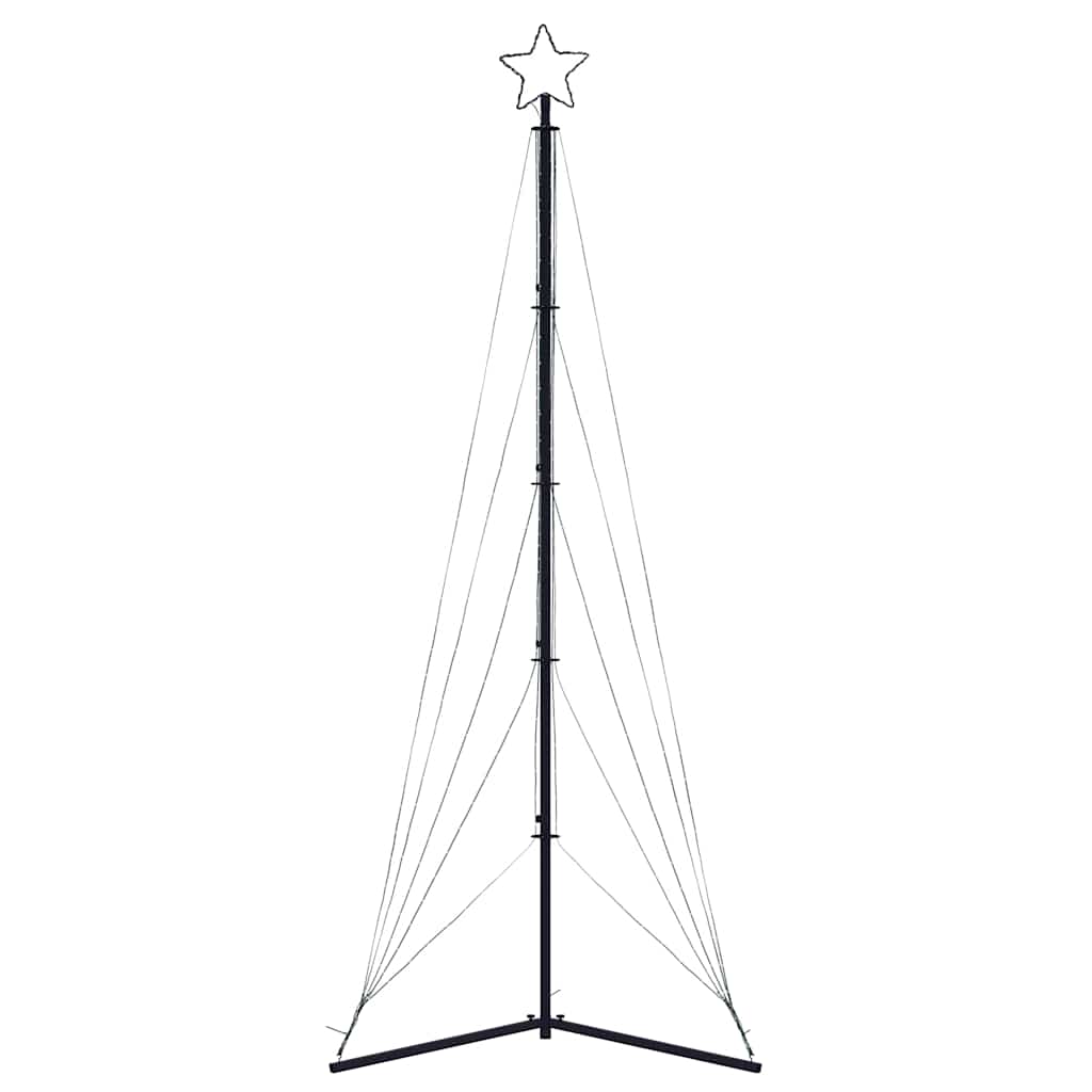 vidaXL Choinka LED 525 diod LED Zimna biel 302 cm