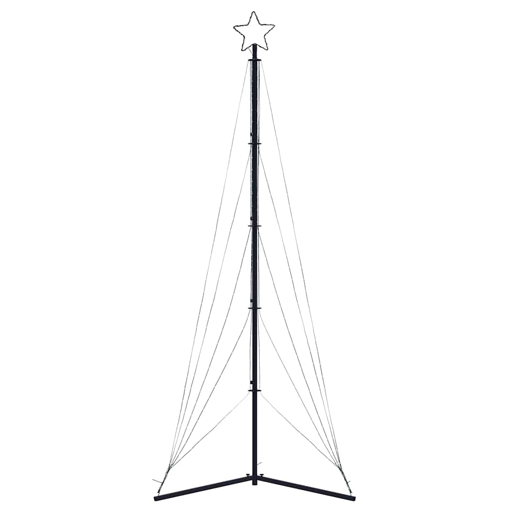 vidaXL Choinka LED 525 diod LED Niebieski 302 cm