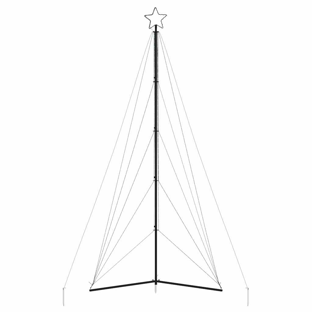 vidaXL Choinka LED 615 LEDs Ciepła biel 404,5 cm