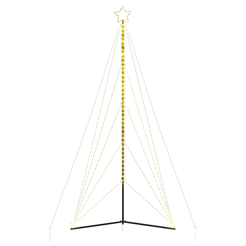 vidaXL Choinka LED 615 LEDs Ciepła biel 404,5 cm
