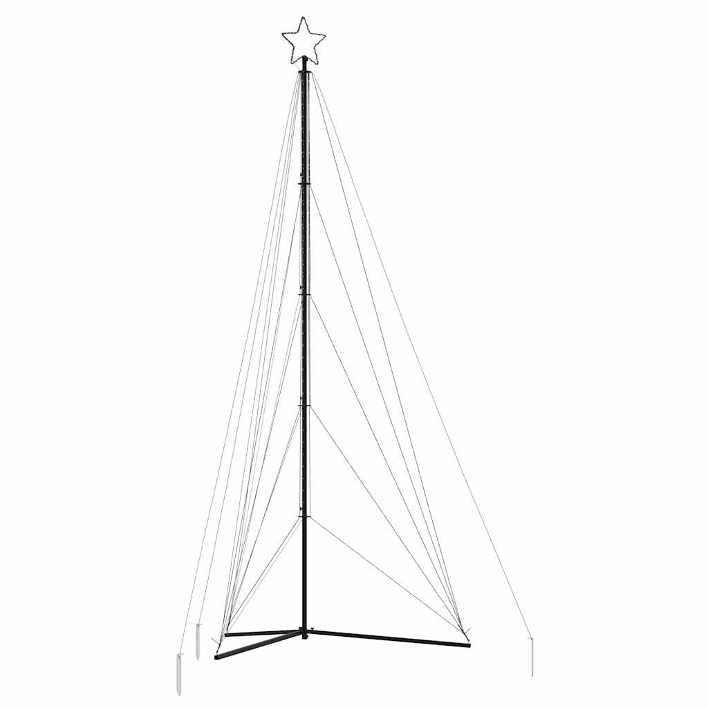 vidaXL Choinka LED 615 LED Zimna biel 404,5 cm