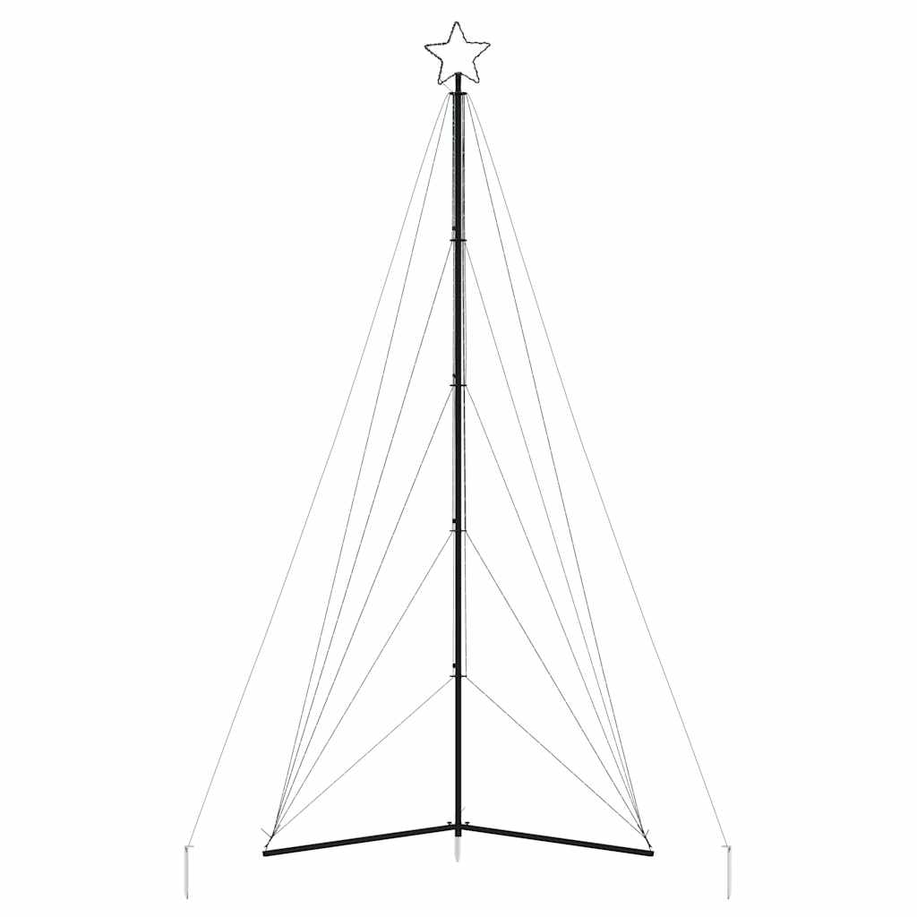 vidaXL Choinka LED 615 LED Zimna biel 404,5 cm