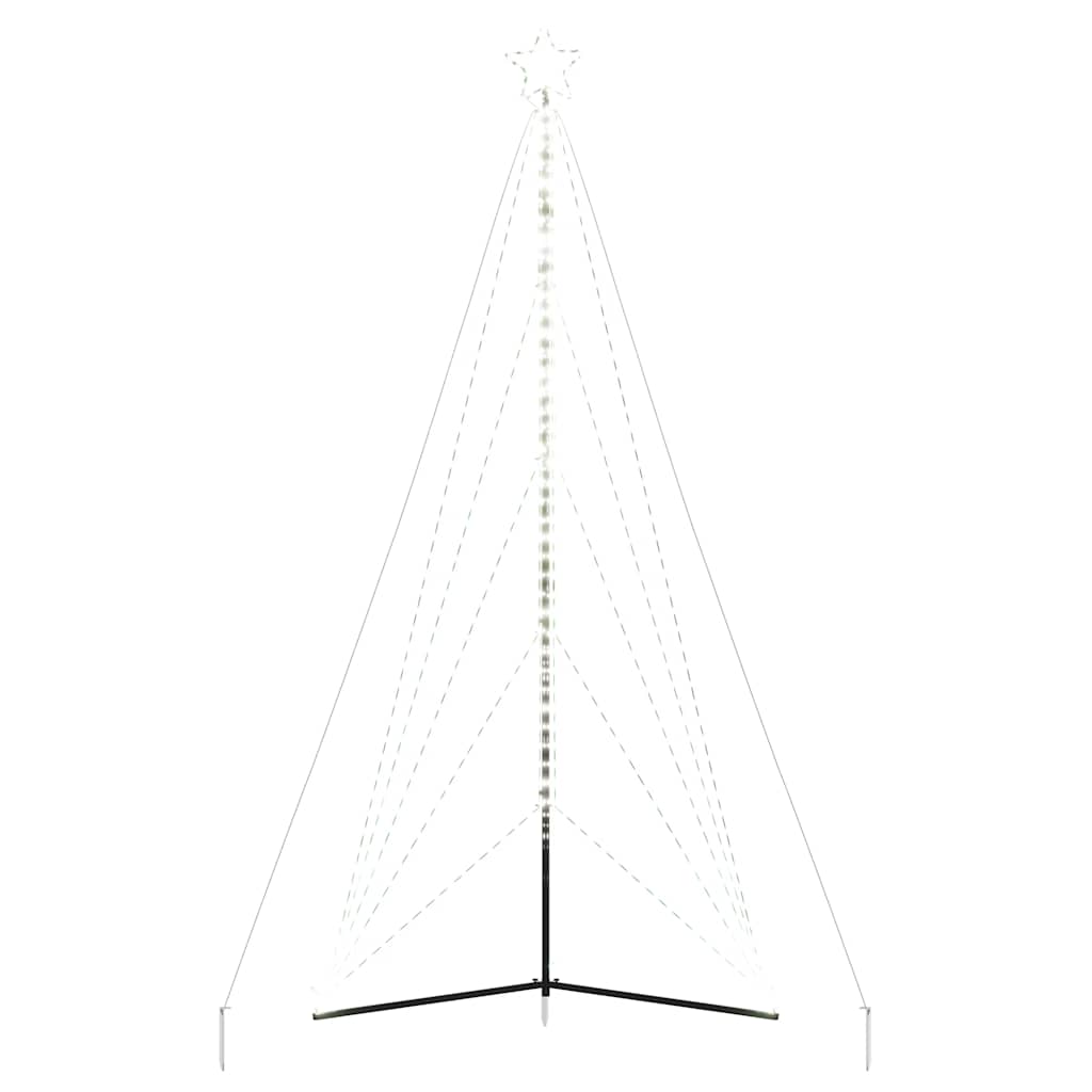 vidaXL Choinka LED 615 LED Zimna biel 404,5 cm