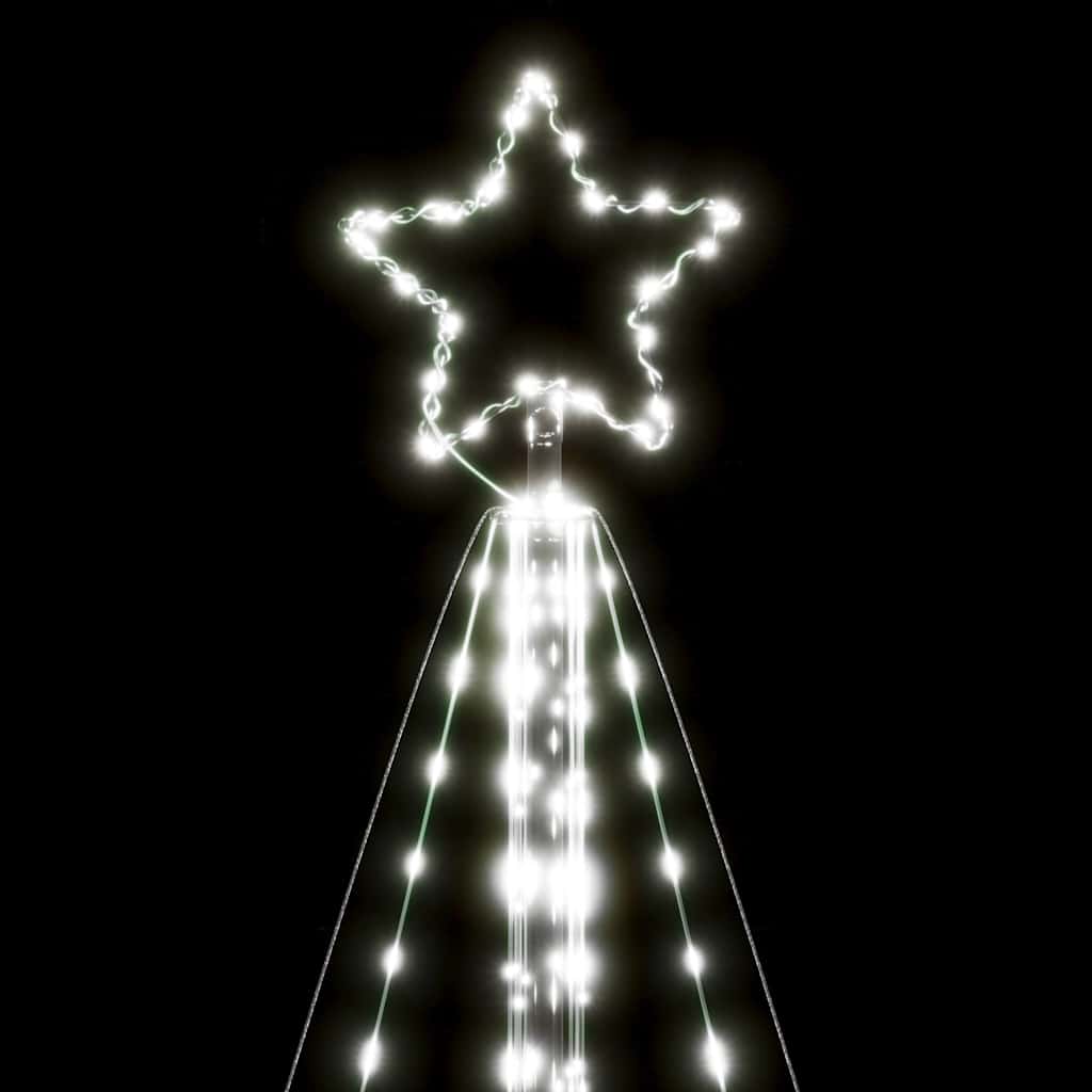 vidaXL Choinka LED 615 LED Zimna biel 404,5 cm