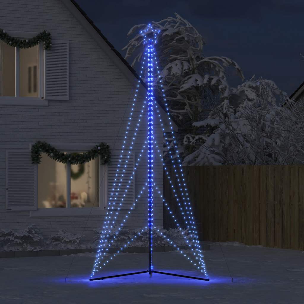 vidaXL Choinka LED 615 LED Niebieski 404,5 cm