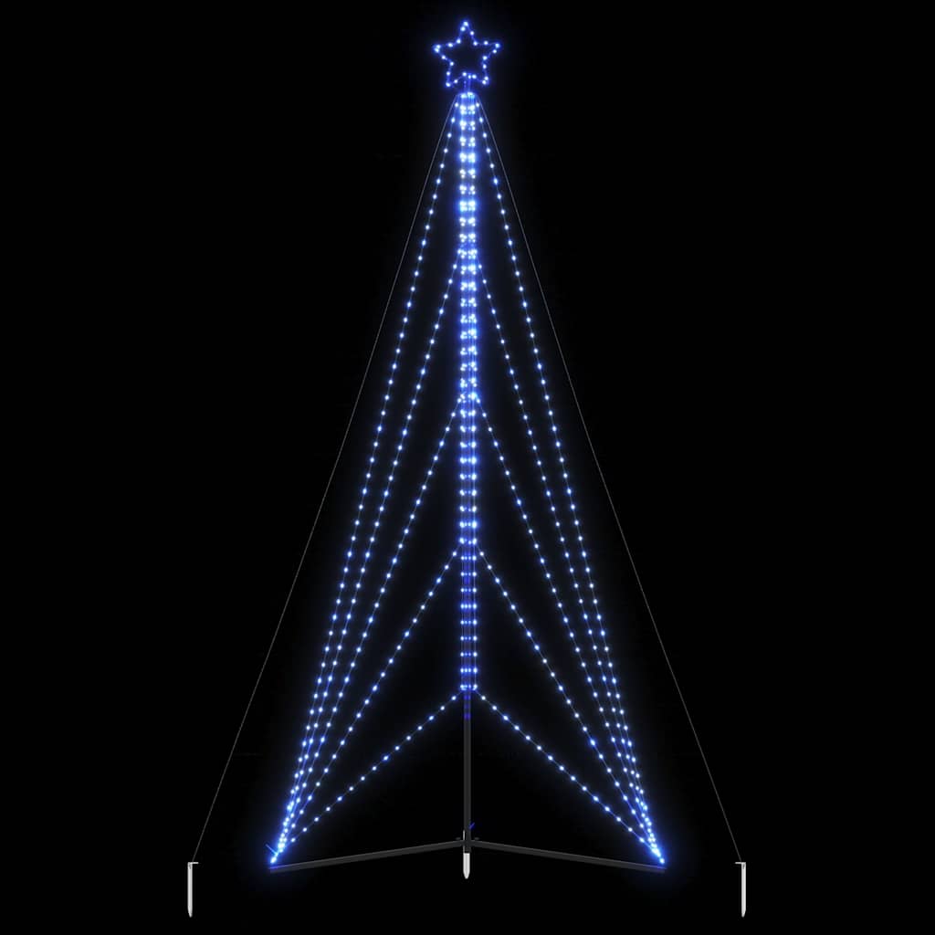 vidaXL Choinka LED 615 LED Niebieski 404,5 cm