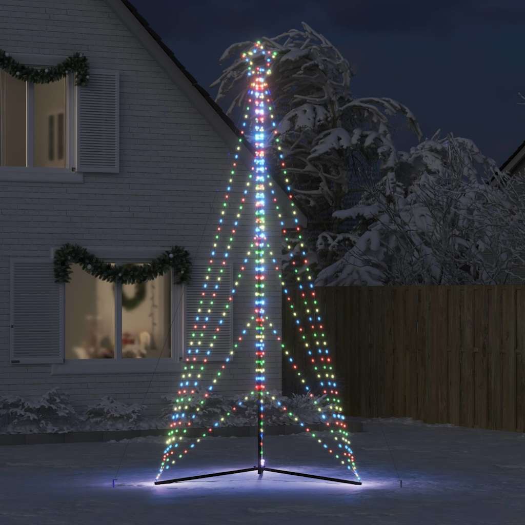 vidaXL Choinka LED 615 LED Kolorowa 404,5 cm