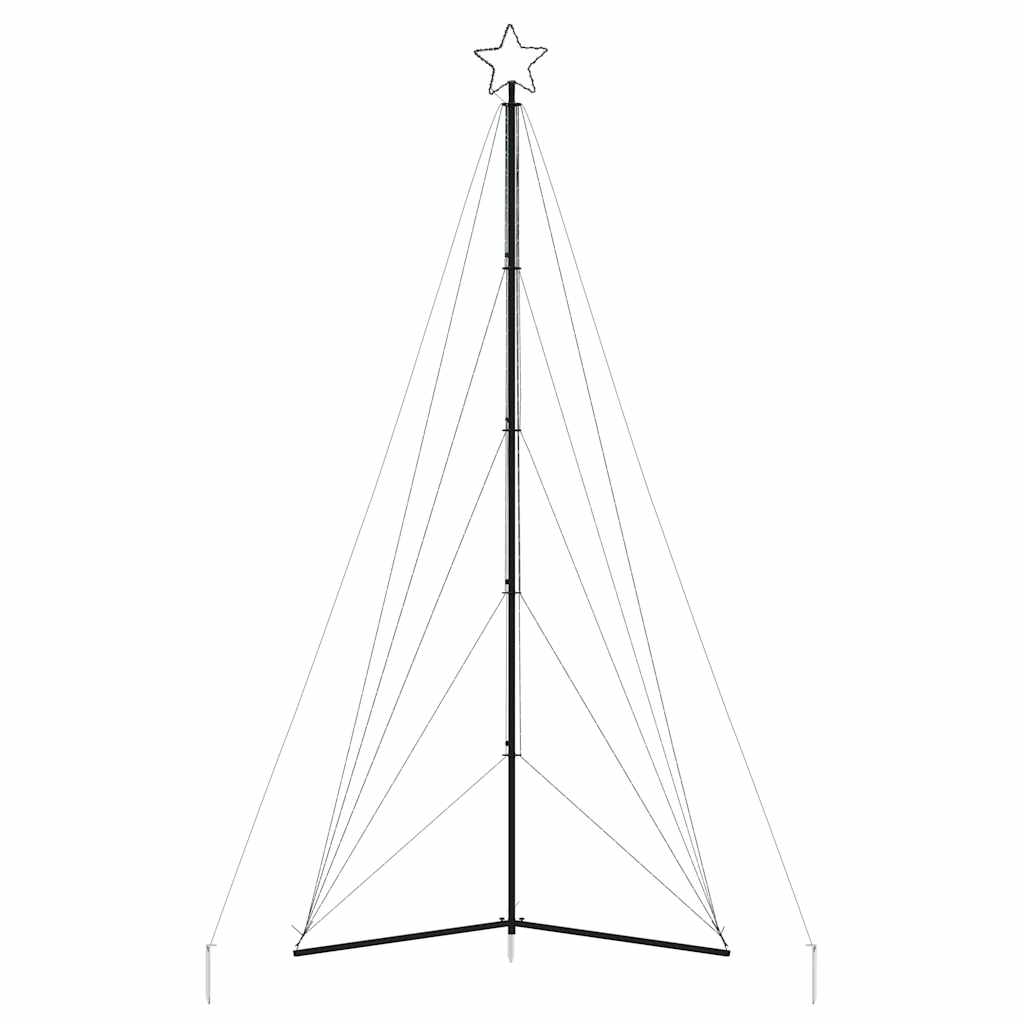 vidaXL Choinka LED 615 LED Kolorowa 404,5 cm