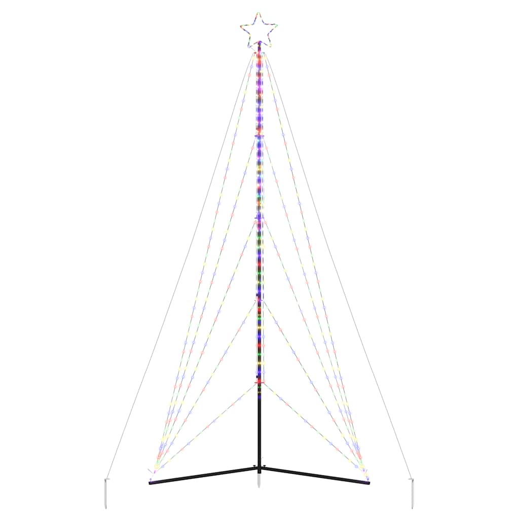 vidaXL Choinka LED 615 LED Kolorowa 404,5 cm