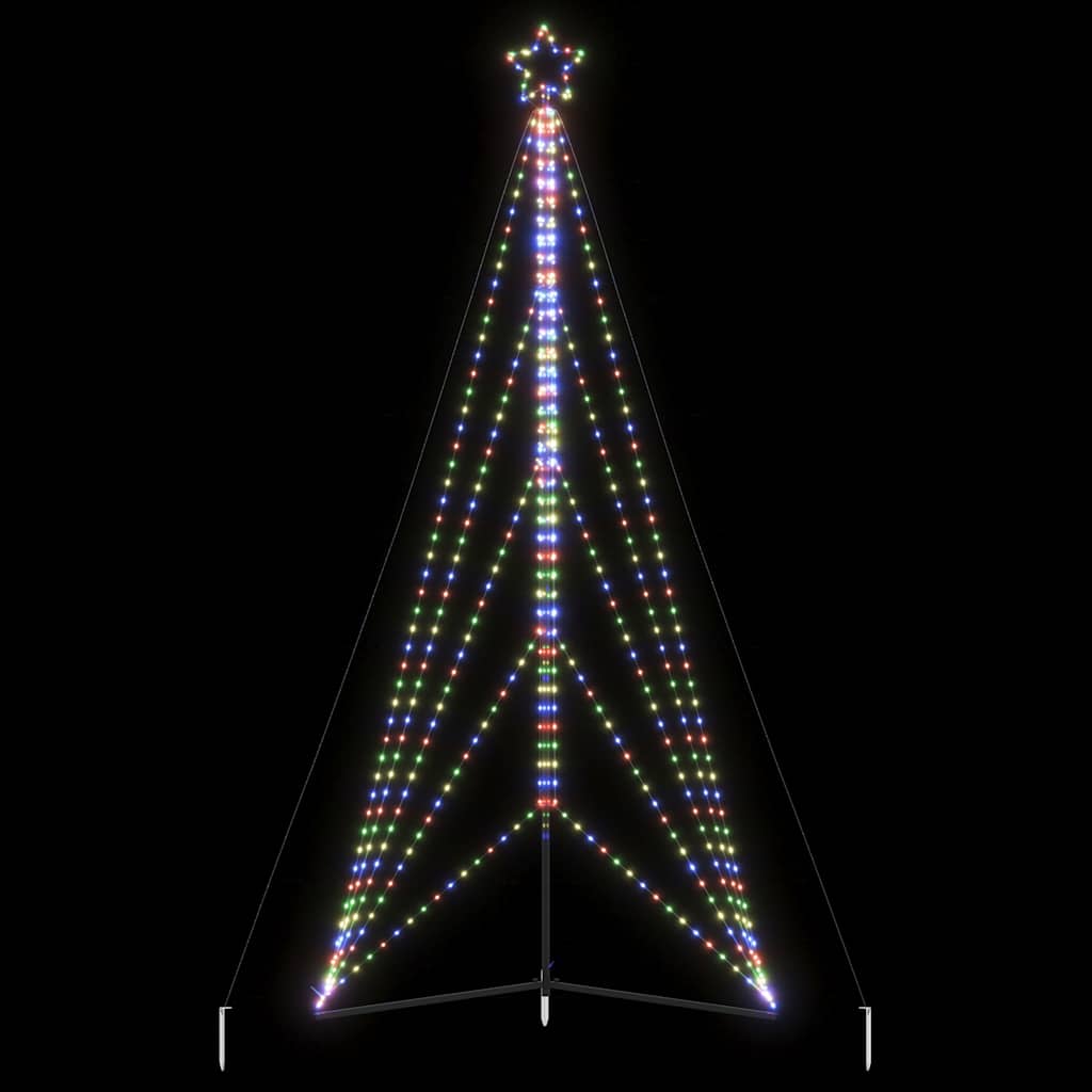 vidaXL Choinka LED 615 LED Kolorowa 404,5 cm