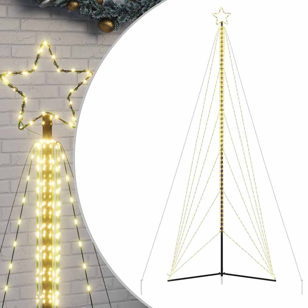 vidaXL Choinka LED 861 LEDs Ciepła biel 478 cm