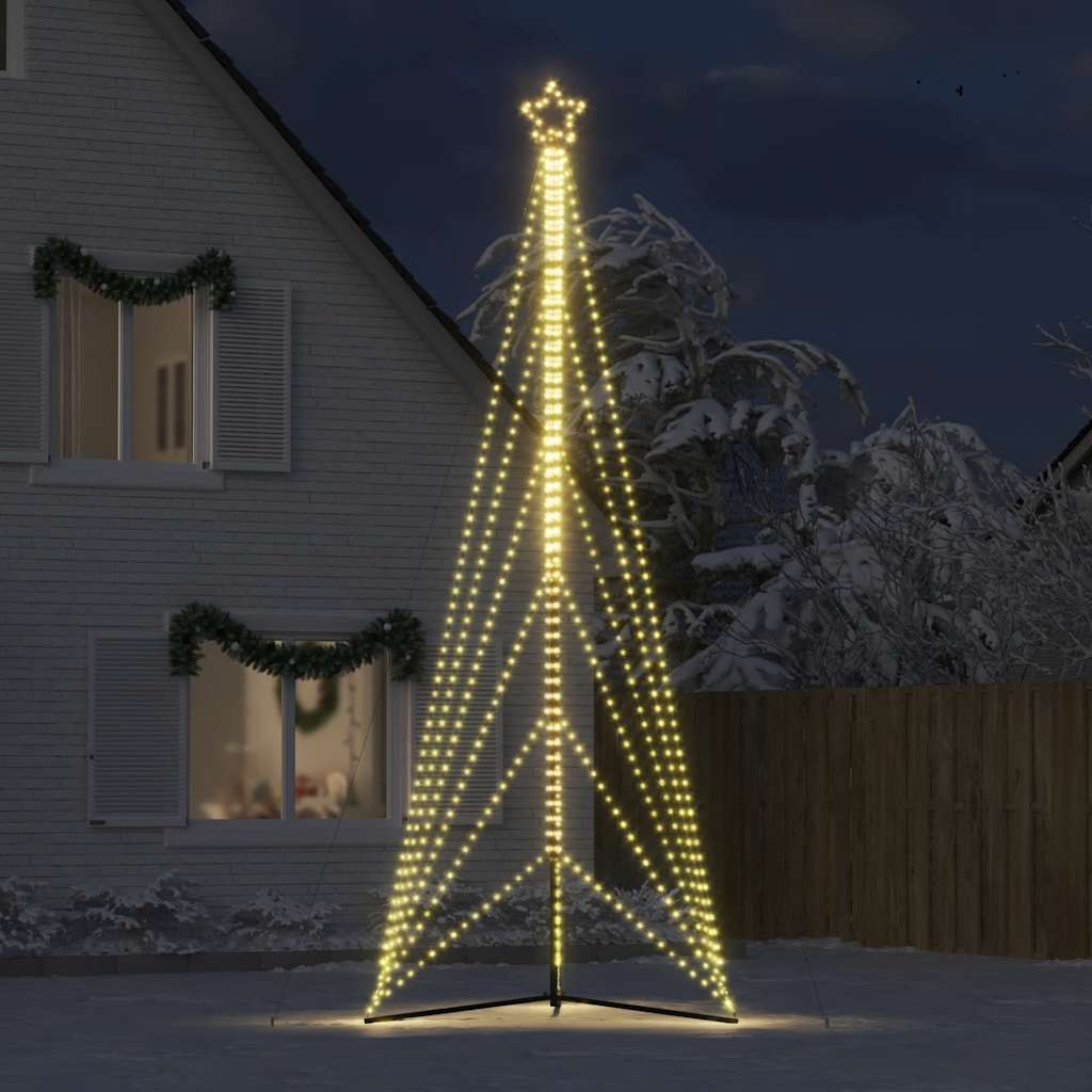 vidaXL Choinka LED 861 LEDs Ciepła biel 478 cm