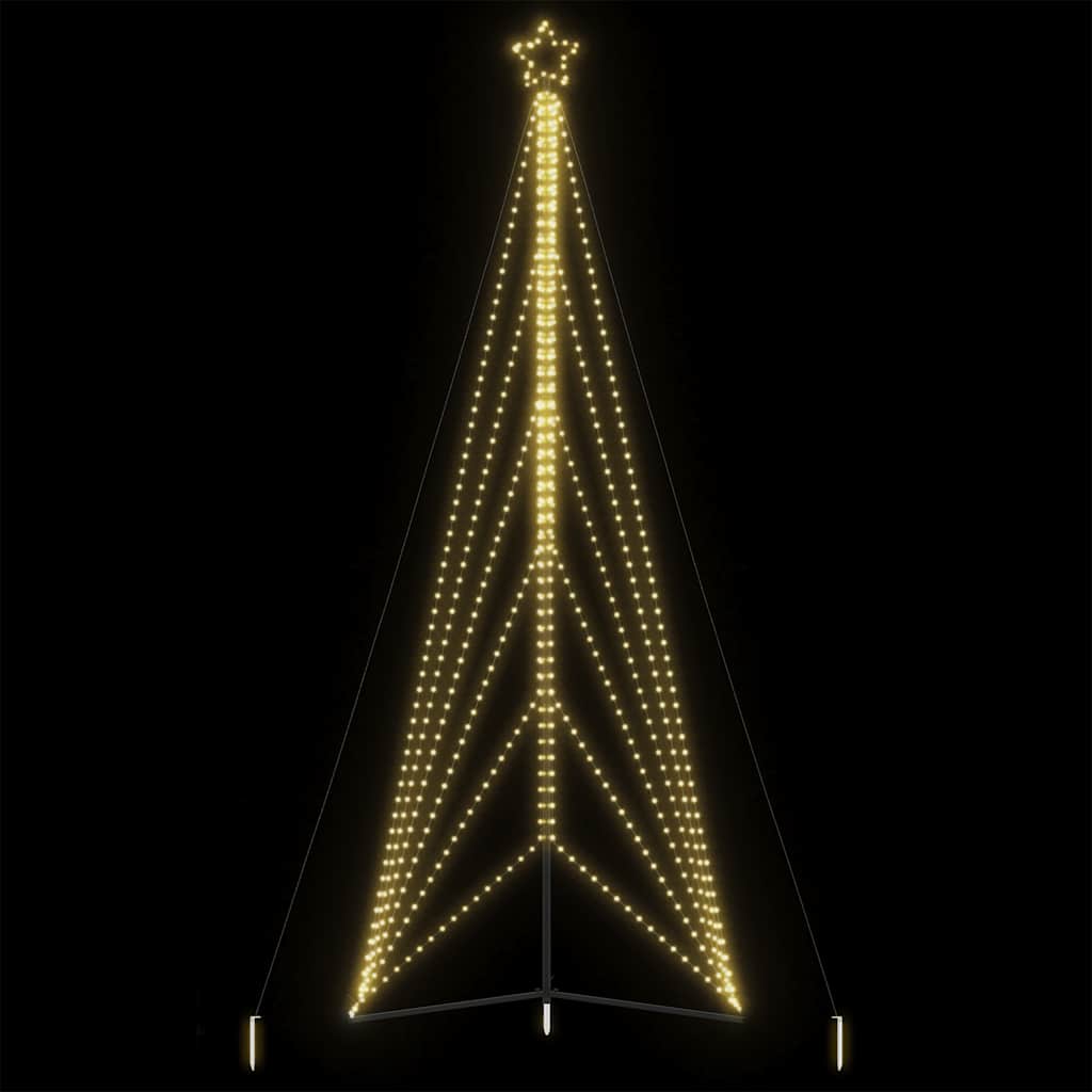 vidaXL Choinka LED 861 LEDs Ciepła biel 478 cm