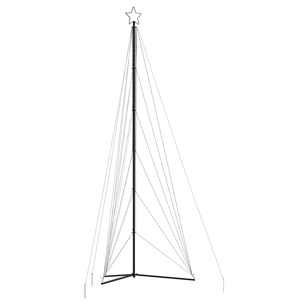 vidaXL Choinka LED 861 LED Zimna biel 478 cm