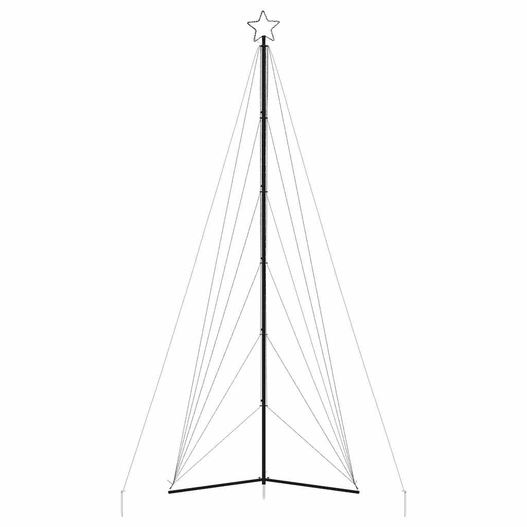 vidaXL Choinka LED 861 LED Zimna biel 478 cm