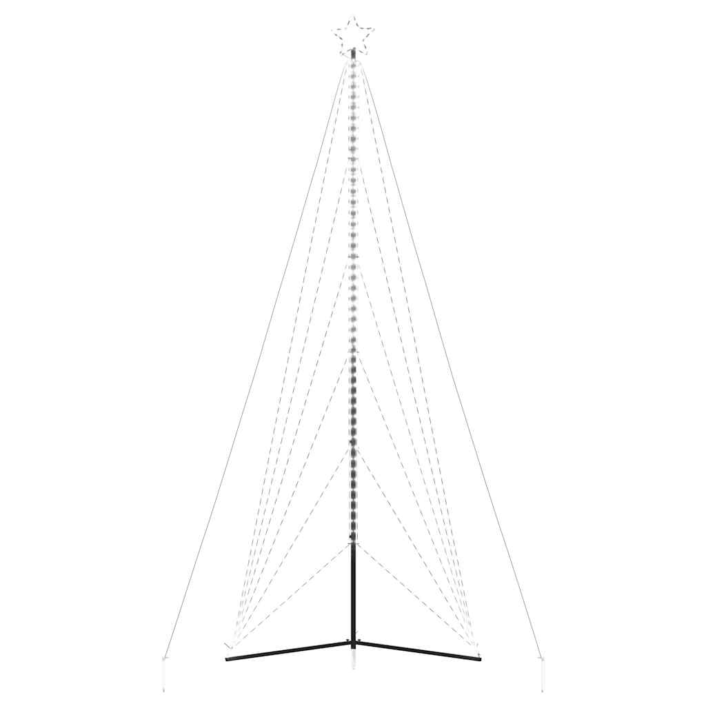 vidaXL Choinka LED 861 LED Zimna biel 478 cm